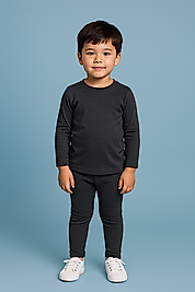 Erkek Çocuklar için Termal İçlik Alt – Gri & Lacivert