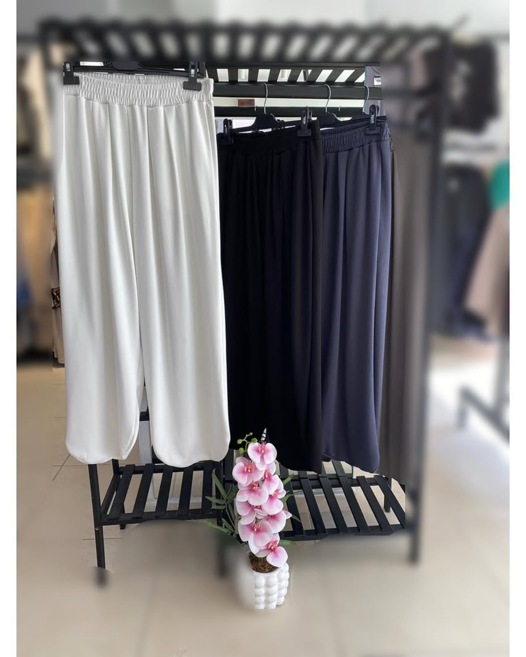 Yırtmaç Detaylı Şalvar | Kadın Alt Giyim | YT MODA